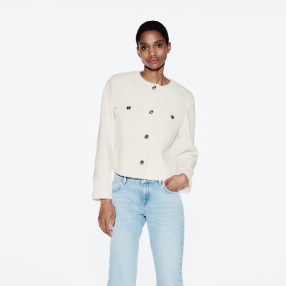 Soft cropped jacket